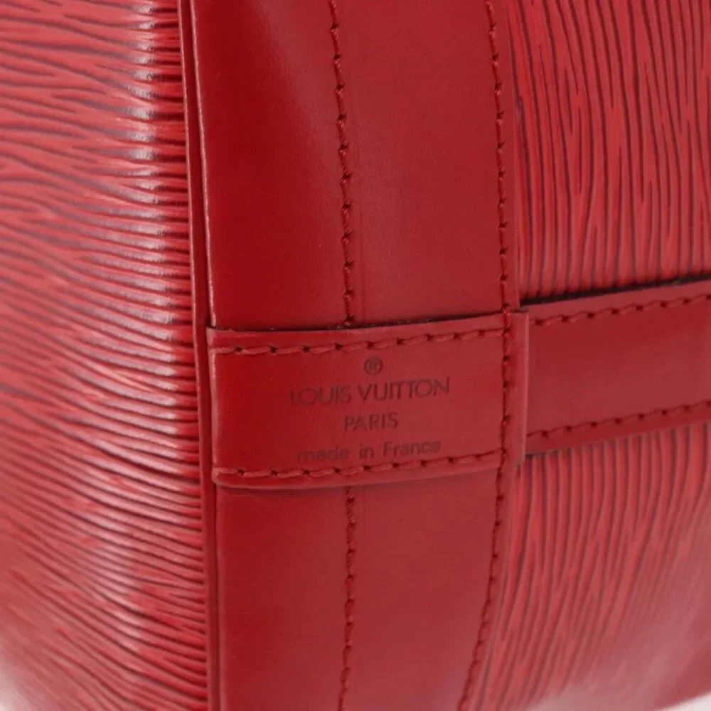 LOUIS VUITTON Epi Noe Shoulder Bag Red M44007 LV Auth mr1624